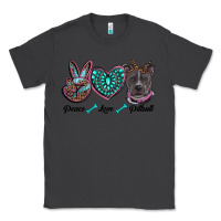 Smoke peace love pitbull Classic Tee - RanaPortraitStore