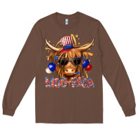 Chestnut moorica with cow billie wilder Long Sleeve Tee - texasbilliewilder