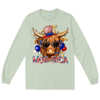 Matcha moorica with cow billie wilder Long Sleeve Tee - texasbilliewilder
