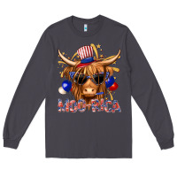 Smoke moorica with cow billie wilder Long Sleeve Tee - texasbilliewilder