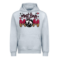 Heather Grey wrestling mom Urban Hoodie - MaliasSmallBusiness