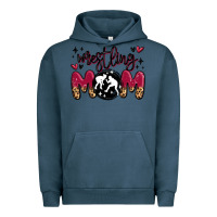 Pigment Midnight Navy wrestling mom Urban Hoodie - MaliasSmallBusiness