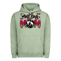 Pigment Oil Green wrestling mom Urban Hoodie - MaliasSmallBusiness