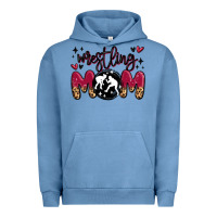 Pigment Pebble Blue wrestling mom Urban Hoodie - MaliasSmallBusiness