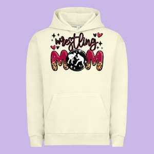 Wrestling Mom Urban Hoodie Designed By Maliassmallbusiness
