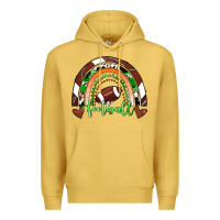 Antique Gold Football Rainbow Premium Hoodie - RanaPortraitStore
