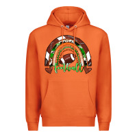 Carrot Football Rainbow Premium Hoodie - RanaPortraitStore