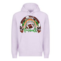 Lilac Football Rainbow Premium Hoodie - RanaPortraitStore
