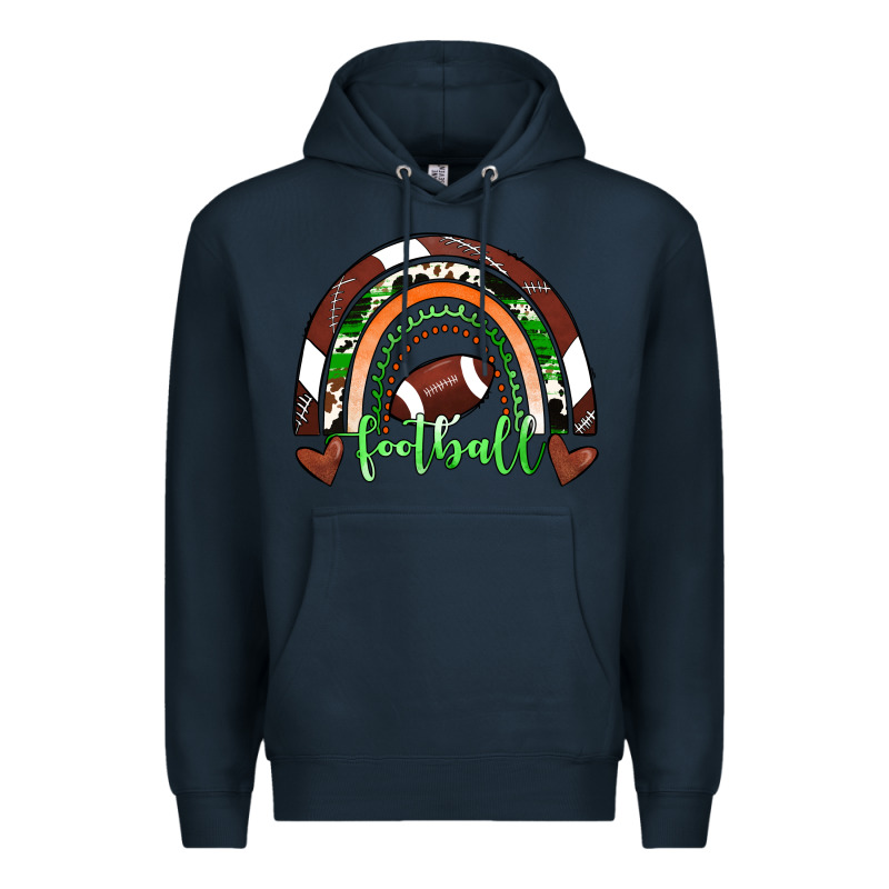Football Rainbow Premium Hoodie by RanaPortraitStore | Teevron