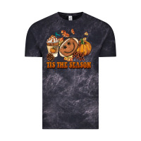 Cloud Black tis the season football Vintage Tee - BarkalooDesign