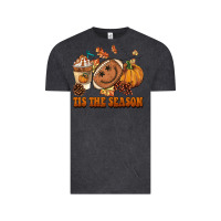 Vintage Black tis the season football Vintage Tee - BarkalooDesign