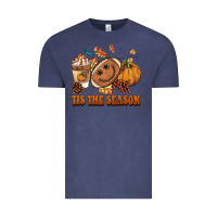 Vintage Denim tis the season football Vintage Tee - BarkalooDesign