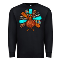 Black Thanksgiving Turkey Premium Sweatshirt - JahusDesignShop
