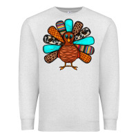 Oatmeal Heather Thanksgiving Turkey Premium Sweatshirt - JahusDesignShop