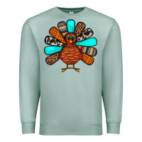 Seafoam Thanksgiving Turkey Premium Sweatshirt - JahusDesignShop