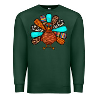 Sports Green Thanksgiving Turkey Premium Sweatshirt - JahusDesignShop