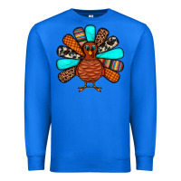 True Royal Thanksgiving Turkey Premium Sweatshirt - JahusDesignShop