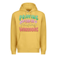 Antique Gold prying mama raising warriors malia Premium Hoodie - MaliasSmallBusiness