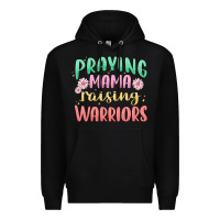 Black prying mama raising warriors malia Premium Hoodie - MaliasSmallBusiness
