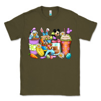 Army Green easter cartoon characters coffee cups Classic Tee - Zillion Design Studio