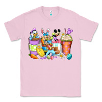 Bubblegum Pink easter cartoon characters coffee cups Classic Tee - Zillion Design Studio