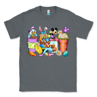 Charcoal Heather easter cartoon characters coffee cups Classic Tee - Zillion Design Studio
