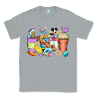 Heather Grey easter cartoon characters coffee cups Classic Tee - Zillion Design Studio