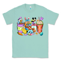 Seafoam easter cartoon characters coffee cups Classic Tee - Zillion Design Studio