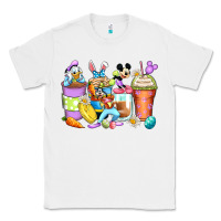 White easter cartoon characters coffee cups Classic Tee - Zillion Design Studio