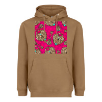 Toasted Coconut valentines day lock and key seamless pattern Heavyweight Hoodie - BundleAndBundleShop