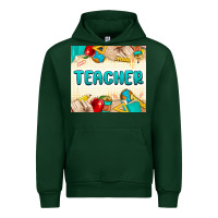 Forest Green teacher Urban Hoodie - MaliasSmallBusiness