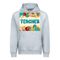 Heather Grey teacher Urban Hoodie - MaliasSmallBusiness