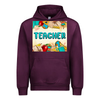 Mauve Wine teacher Urban Hoodie - MaliasSmallBusiness