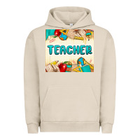 Pigment French Oak teacher Urban Hoodie - MaliasSmallBusiness