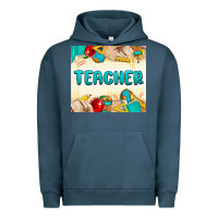 Pigment Midnight Navy teacher Urban Hoodie - MaliasSmallBusiness