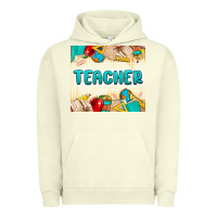 Pigment Pistachio teacher Urban Hoodie - MaliasSmallBusiness