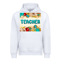 White teacher Urban Hoodie - MaliasSmallBusiness