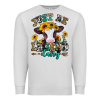 Dove Grey just be legend dairy heifer Premium Sweatshirt - Jasminsmagicworld