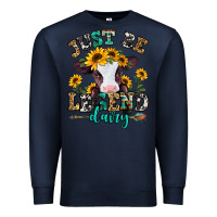 Navy just be legend dairy heifer Premium Sweatshirt - Jasminsmagicworld