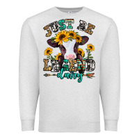 Oatmeal Heather just be legend dairy heifer Premium Sweatshirt - Jasminsmagicworld