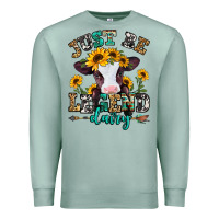 Seafoam just be legend dairy heifer Premium Sweatshirt - Jasminsmagicworld