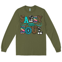 Army Green sassy little soul Long Sleeve Tee - AdoDesignShop