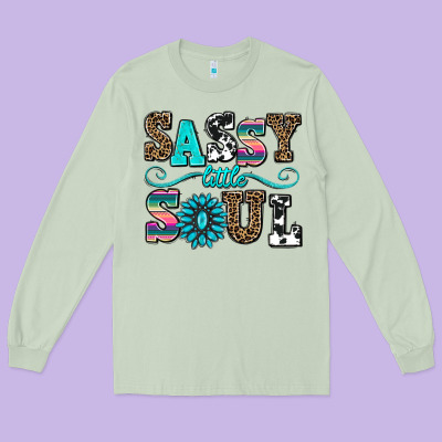 Sassy Little Soul Long Sleeve Tee Designed By Adodesignshop