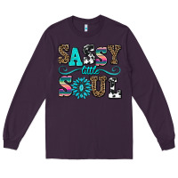 Plum sassy little soul Long Sleeve Tee - AdoDesignShop
