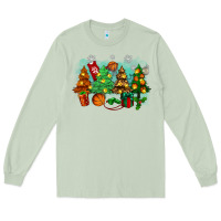 Matcha christmas trees with basketball Long Sleeve Tee - Zillion Design Studio
