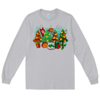 Moon Dust christmas trees with basketball Long Sleeve Tee - Zillion Design Studio