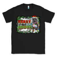 Black merry and bright pitbull with farm Classic Tee - RanaPortraitStore