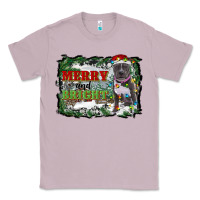Lilac merry and bright pitbull with farm Classic Tee - RanaPortraitStore