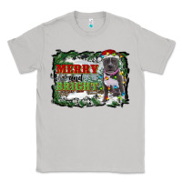 Moon Dust merry and bright pitbull with farm Classic Tee - RanaPortraitStore