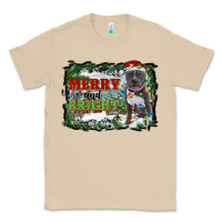 Mushroom merry and bright pitbull with farm Classic Tee - RanaPortraitStore